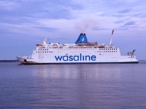 Wasaline -laiva merellä.