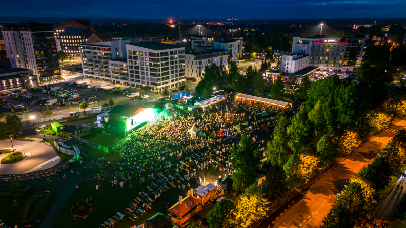 Kesätapahtuma Seinäjoen keskustassa