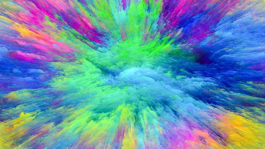 Paljon erilaisia värejä