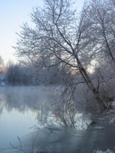 Kuurainen jokimaisema
