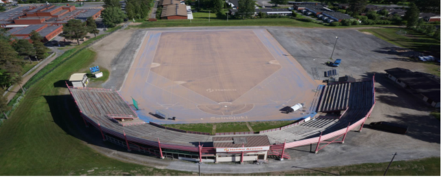 Ilmakuva pesäpallostadionista
